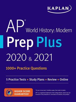 cover image of AP World History Modern Prep Plus 2020 & 2021